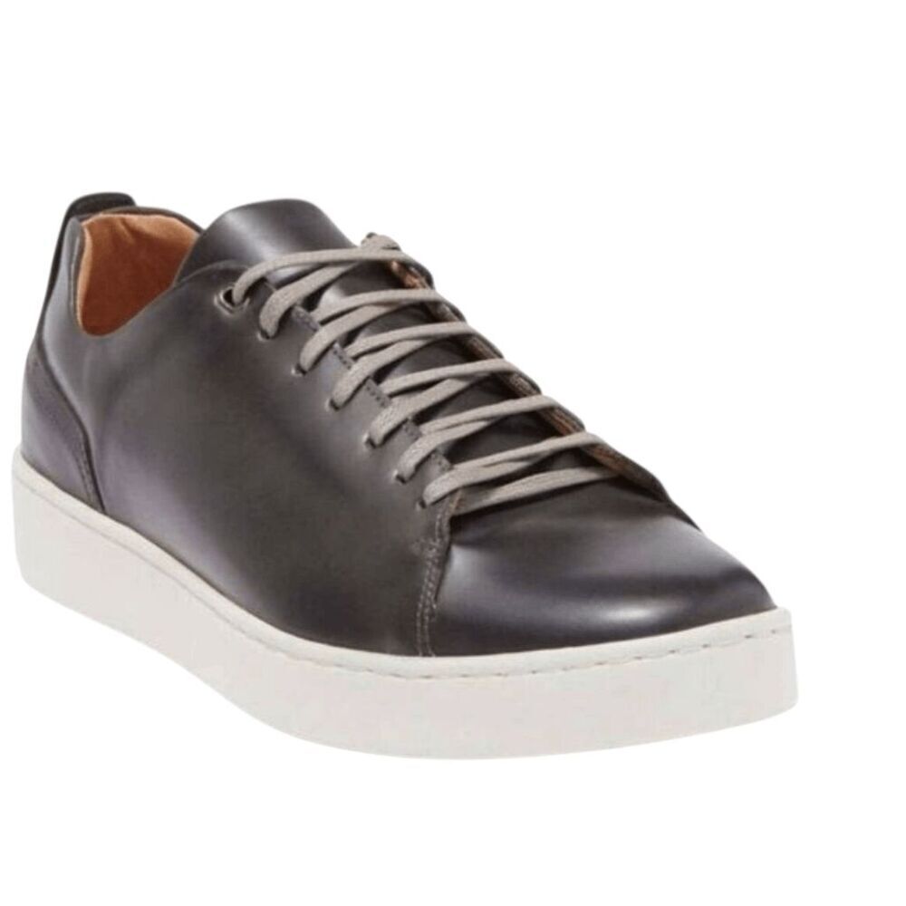 DONALD PLINER Alan Brown Leather Sneaker Size 9M